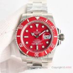 Super Clone Rolex Submariner Red Limited Edition Clean 3135 904L Steel Watch